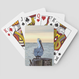 Cartas de juego pelícanas