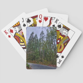 Cartas de juego perimetrales de una carretera rura