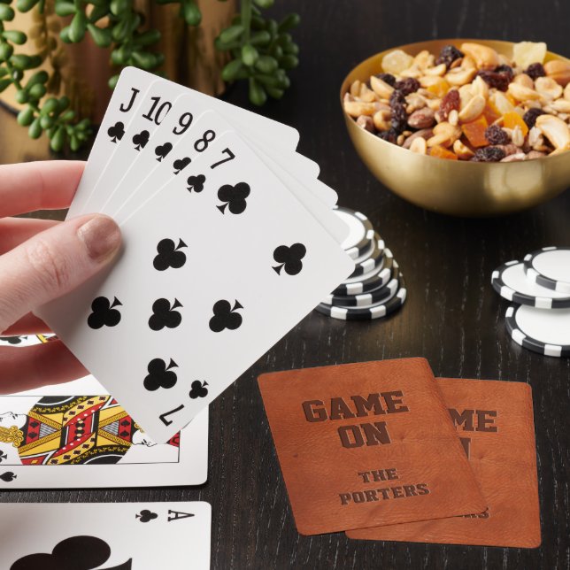 Cartas de juego personalizadas con aspecto de cuer (In Situ)