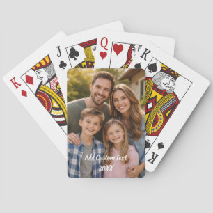 Cartas de Juego Personalizadas con Foto Familiar