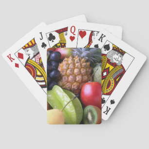 Cartas de juego personalizadas de frutas lúcidas