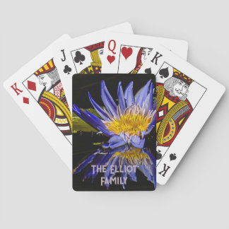 Cartas de juego personalizadas de "orquídeas tropi