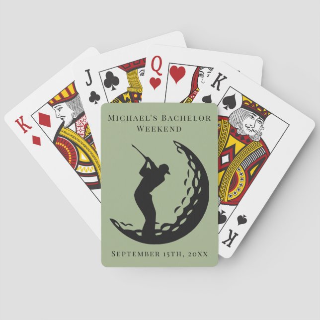 Cartas de Juego Personalizadas | Fin de semana de  (Reverso)