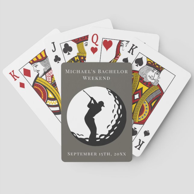 Cartas de Juego Personalizadas | Fin de semana de  (Reverso)