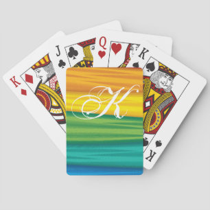 Cartas de juego personalizadas lgbtq arcoiris lesb