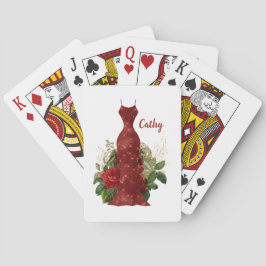 Cartas de juego personalizadas para damas de honor