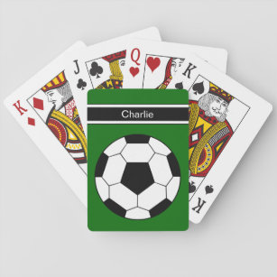 Cartas de juego personalizadas para el fútbol