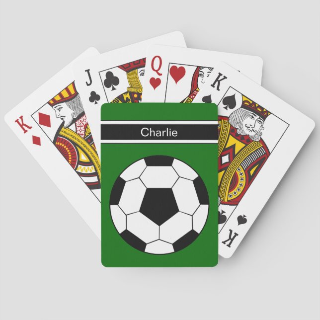 Cartas de juego personalizadas para el fútbol (Reverso)