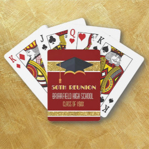 Cartas de juego personalizadas para la reunión de