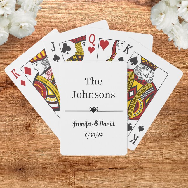 Cartas de juego personalizadas para regalos de bod (Subido por el creador)