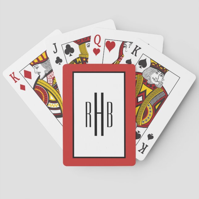 Cartas de juego personalizadas regalo de póquer pa (Reverso)