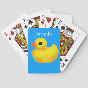 Cartas de juego personalizadas "Rubber Ducky"