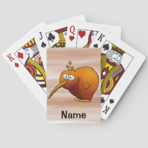 Cartas de juego, Personalizado de pájaro de Kiwi