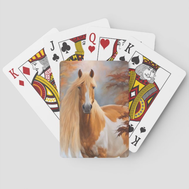 Cartas de juego Pinto de pintura para caballos (Reverso)