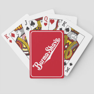 Cartas de juego que comparten Birmania