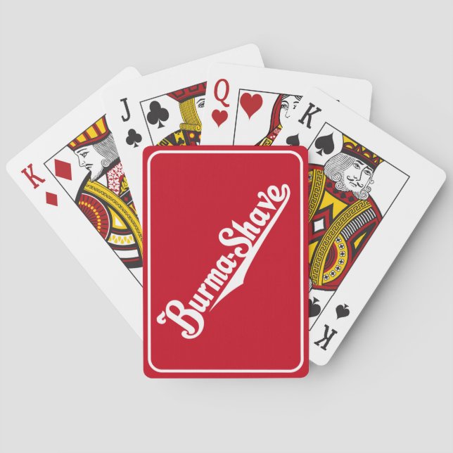 Cartas de juego que comparten Birmania (Reverso)