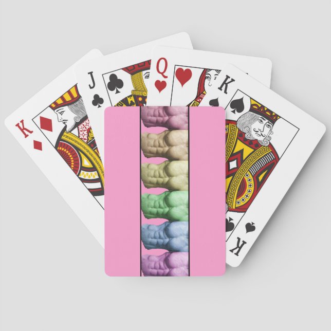 Cartas de juego Rainbow Abs (Reverso)
