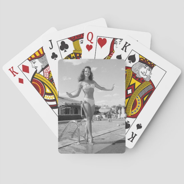 Cartas de juego "Relajantes En La Piscina" De Esti (Reverso)