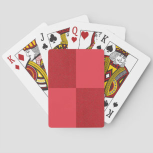 Cartas de juego rojas de tomate de tablero de ajed