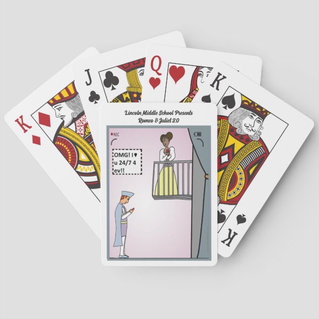Cartas de juego Romeo y Julieta 2.0 (Reverso)