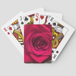 Cartas de Juego Rosa Roja