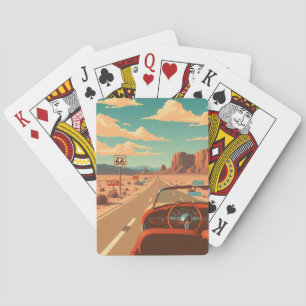 Cartas de Juego Ruta 66 Viajes Antiguos Viaje por 
