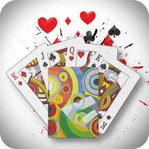 CARTAS DE JUEGO - "Rythme" - Imagen de arte abstra