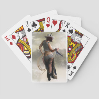 Cartas de juego salvajes del Oeste