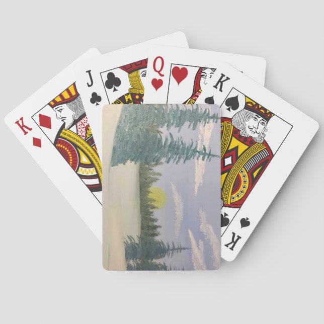 Cartas de juego Snowley Sunrise (Reverso)