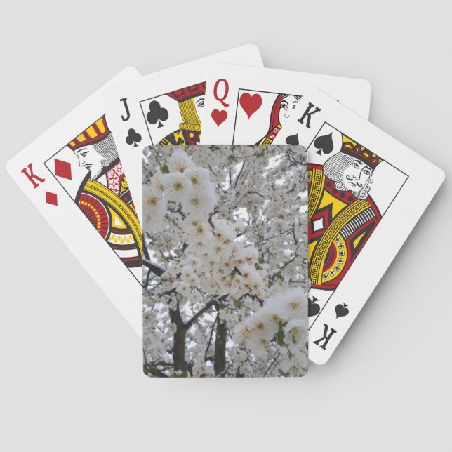 Cartas de juego Snowy Blossom (Reverso)