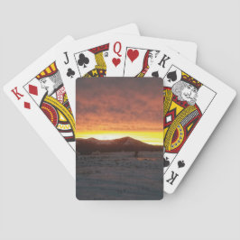 Cartas de juego Sunset Snow