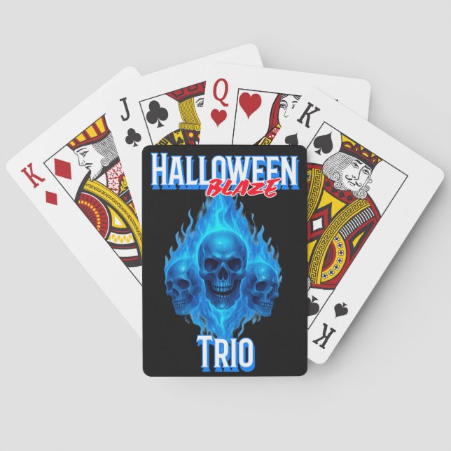 Cartas de juego - Trío de Balas de Halloween (Reverso)