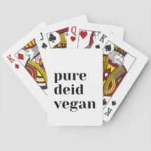 Cartas de juego Veganas Pure Deid