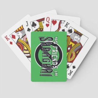 Cartas de juego VERDES para Shanghai Rummy