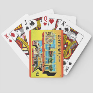 Cartas de juego vintage de Asbury Park NJ