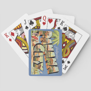 Cartas de juego vintage de Panama City FL
