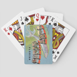 Cartas de Juego Vintage Fort Myers Florida