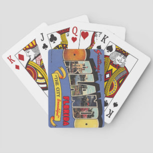 Cartas de juego vintage Orlando Florida