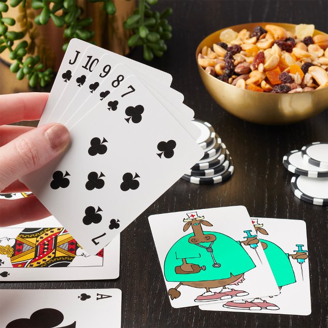 Cartas de jugar de Enfermera Vaca (Subido por el creador)