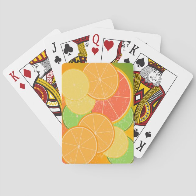 Cartas de Juguaje de Alegría de Citrus (Reverso)