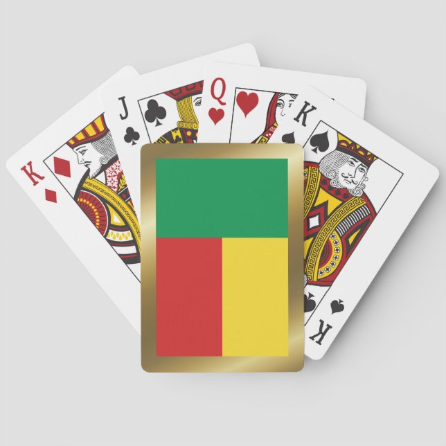 Cartas de la bandera de Benín (Reverso)