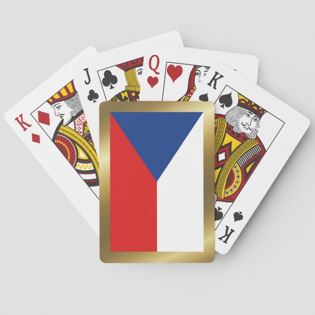 Cartas de la bandera de Chequia (Reverso)