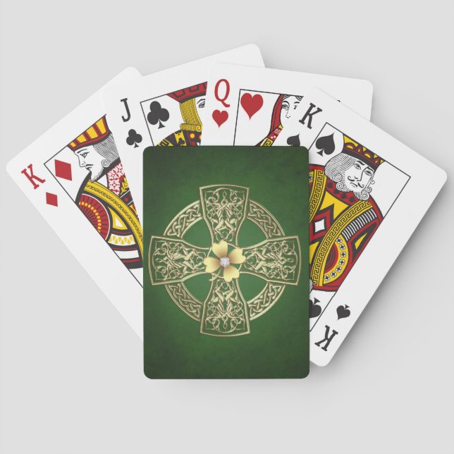 Cartas de la Cruz Celta Faux Gold (Reverso)