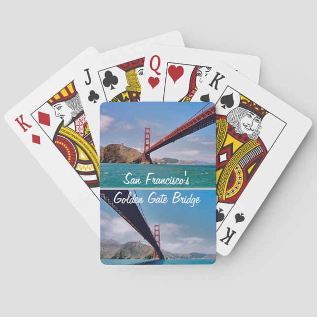 Cartas de la Golden Gate Bridge de San Francisco (Reverso)