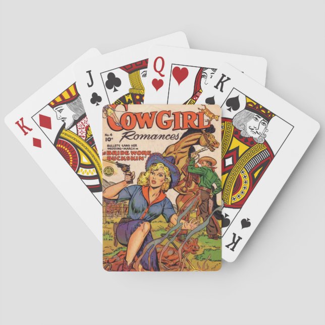 Cartas de la historieta "Cowgirl Romances" (Reverso)