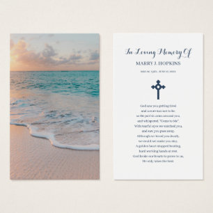 Cartas de la oración conmemorativa del funeral de 