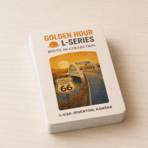 Cartas de la Puente Retro Riverton Kansas Ruta 66