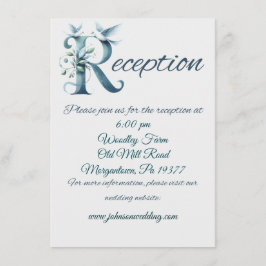 Cartas de la recepción de bodas para palomas crist