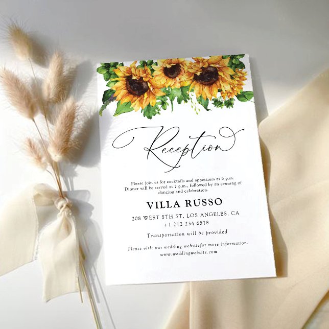 Cartas de la recepción de la boda del girasol (Subido por el creador)