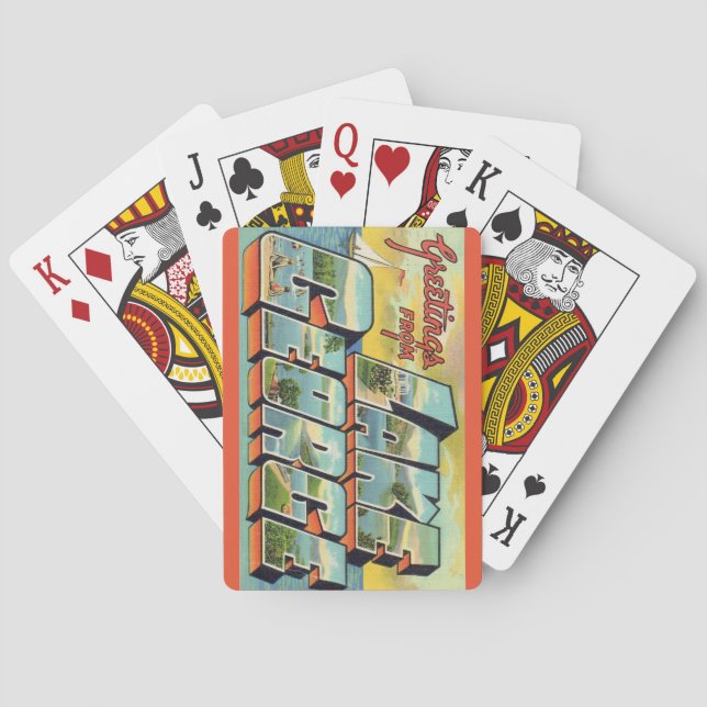 Cartas de Lake George NY (Reverso)
